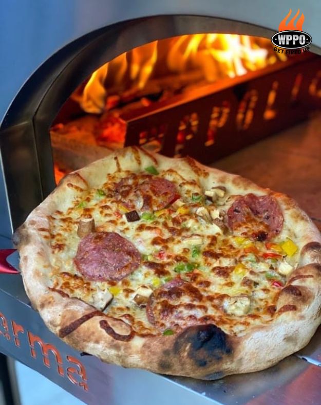 Karma 32" Professional Wood-Fired Oven | 304 Stainless Steel | Cooks Up to 3 Pizzas