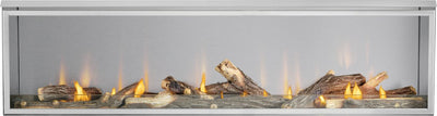Galaxy GSS74 Outdoor Gas Fireplace | 74", 376 lbs, Electronic Ignition, Natural Gas | Free Shipping