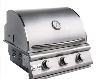 Blaze LBM 25" 3-Burner Built-In Propane Gas Grill (BLZ-3LBM-LP)