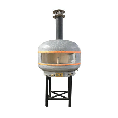 40" Professional Lava Wood-Fired Oven with Digital Controls & Convection Fan
