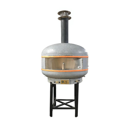 40" Professional Lava Wood-Fired Oven with Digital Controls & Convection Fan