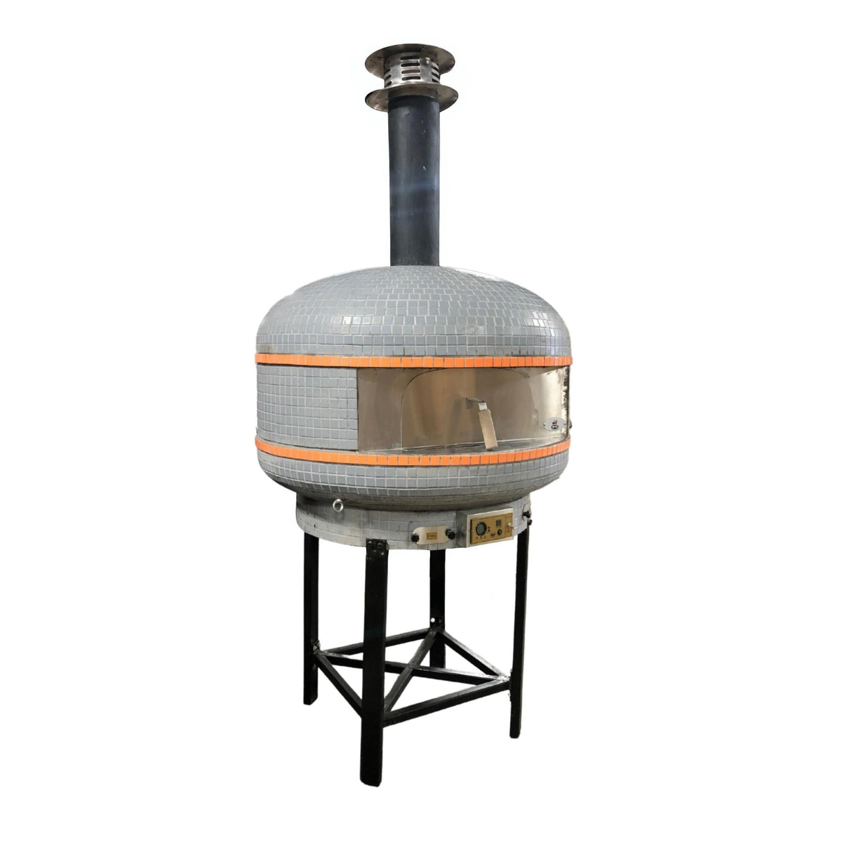 40" Professional Lava Wood-Fired Oven with Digital Controls & Convection Fan