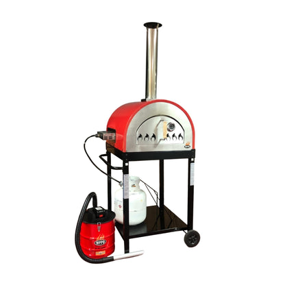 WPPO Traditional 25" Dual Fuel Pizza Oven | Wood & Gas Powered