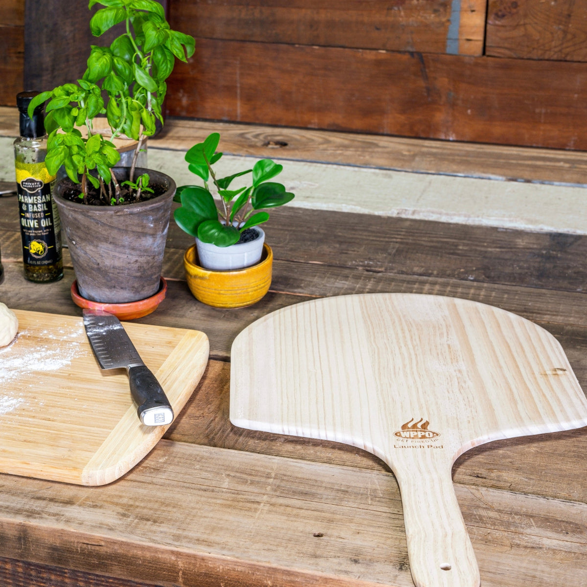14" x 24" Wooden Pizza Peel | 2-Pack | WPPO