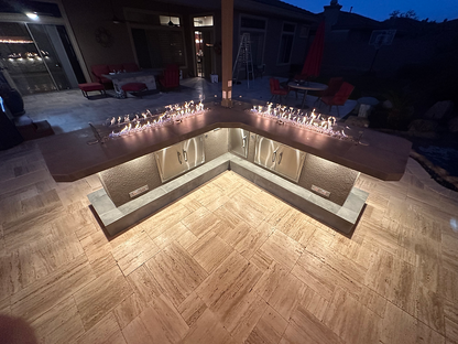 KoKoMo Luxury Custom Outdoor Kitchen | Fully Custom BBQ Island, Professional Installation | Contact for Quote