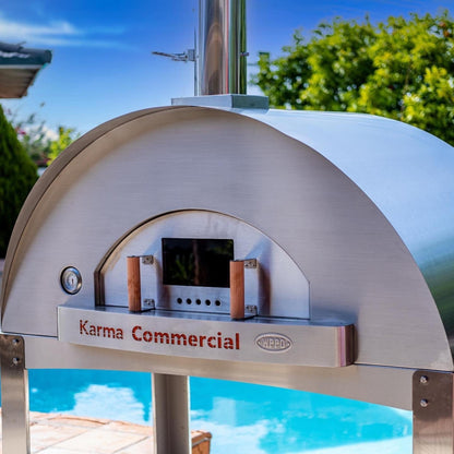 Karma 55 Commercial Wood-Fired Oven | 304 Stainless Steel | WPPO