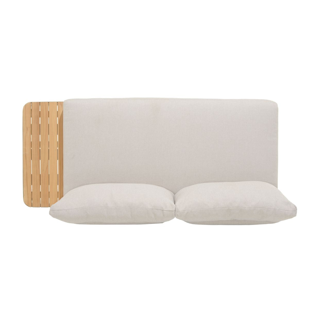 Portals Modular Outdoor Sofa 3-Piece Set | Aluminum & FSC Teak | Olefin Cushions | LifestyleGarden