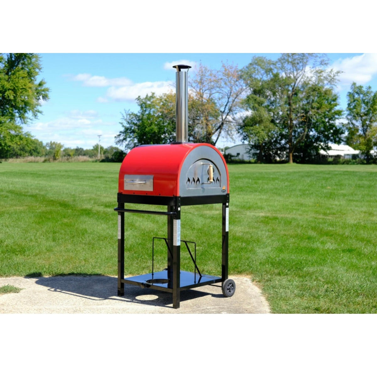 WPPO Traditional 25" Dual Fuel Pizza Oven | Wood & Gas Powered