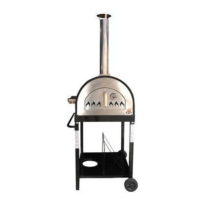 WPPO Traditional 25" Dual Fuel Pizza Oven | Wood & Gas Powered