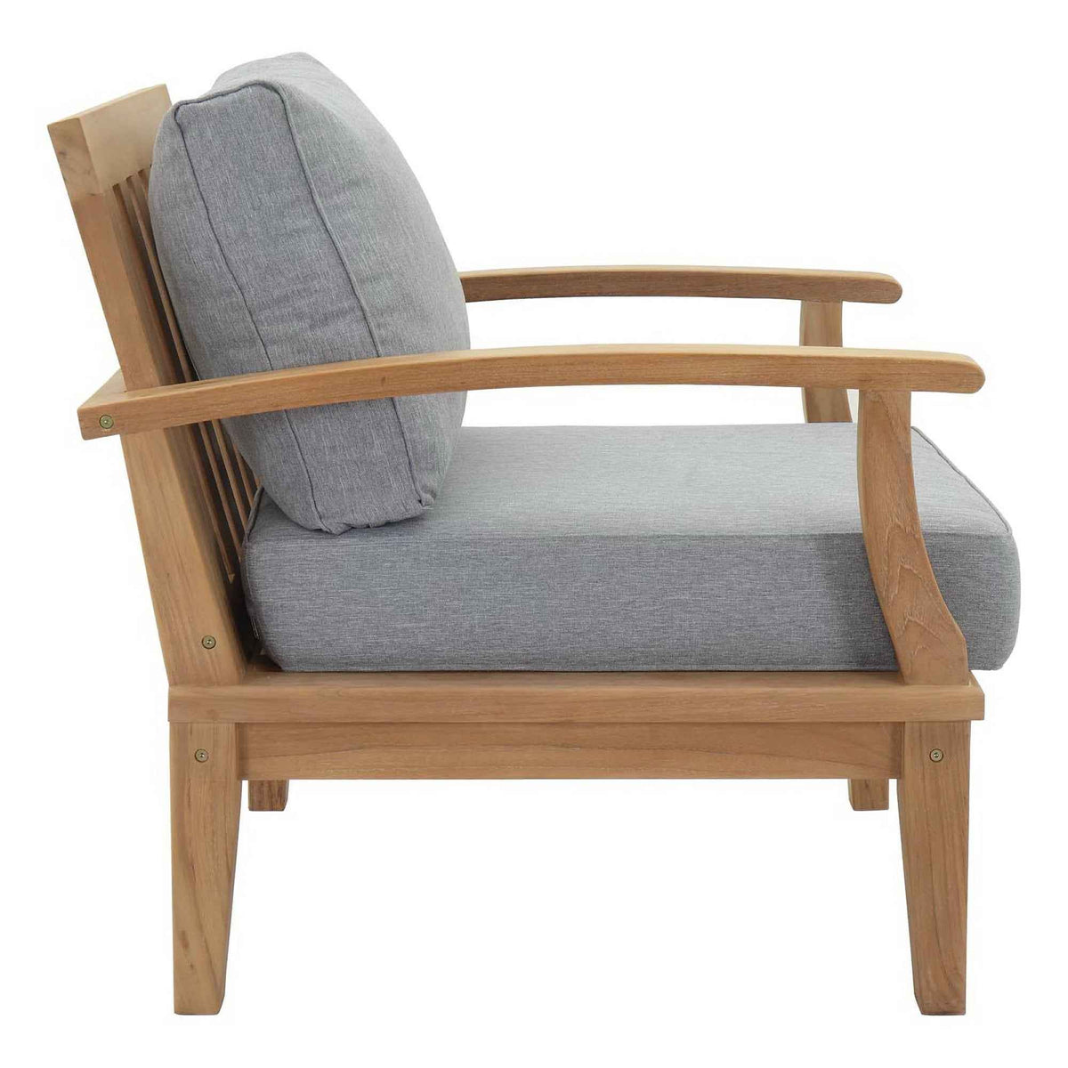 Modway Marina 9-Piece Outdoor Teak Lounge Set | Natural Teak, 3 Cushion Colors, 257 lbs | Free Shipping