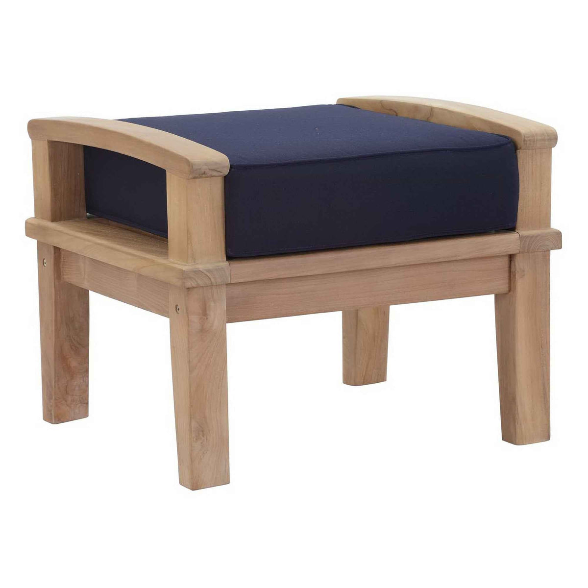 Modway Marina 9-Piece Outdoor Teak Lounge Set | Natural Teak, 3 Cushion Colors, 257 lbs | Free Shipping