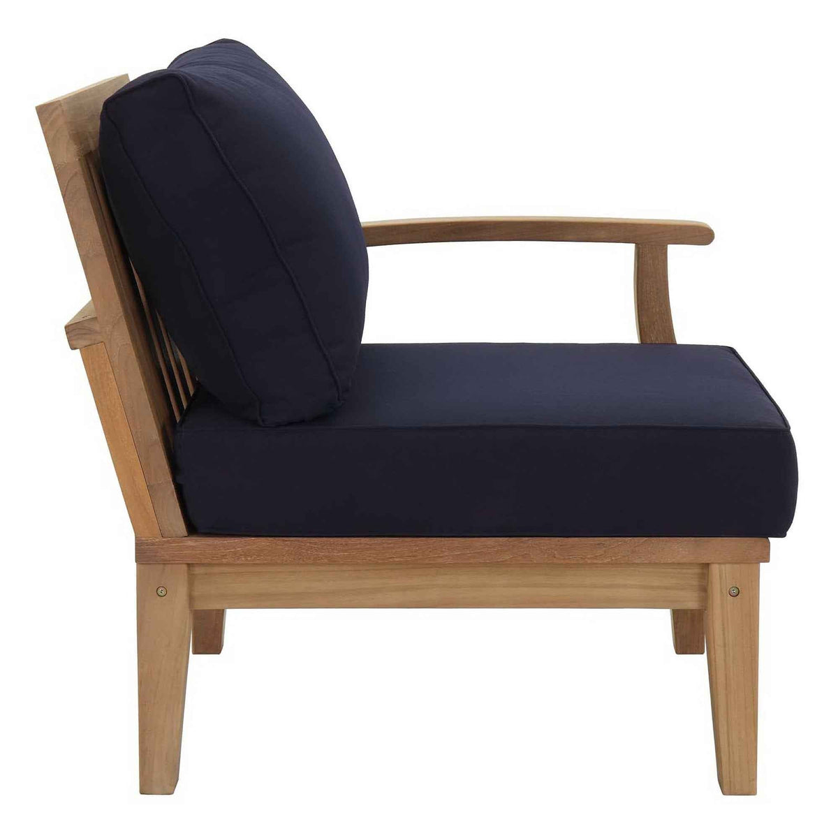 Modway Marina 9-Piece Outdoor Teak Lounge Set | Natural Teak, 3 Cushion Colors, 257 lbs | Free Shipping