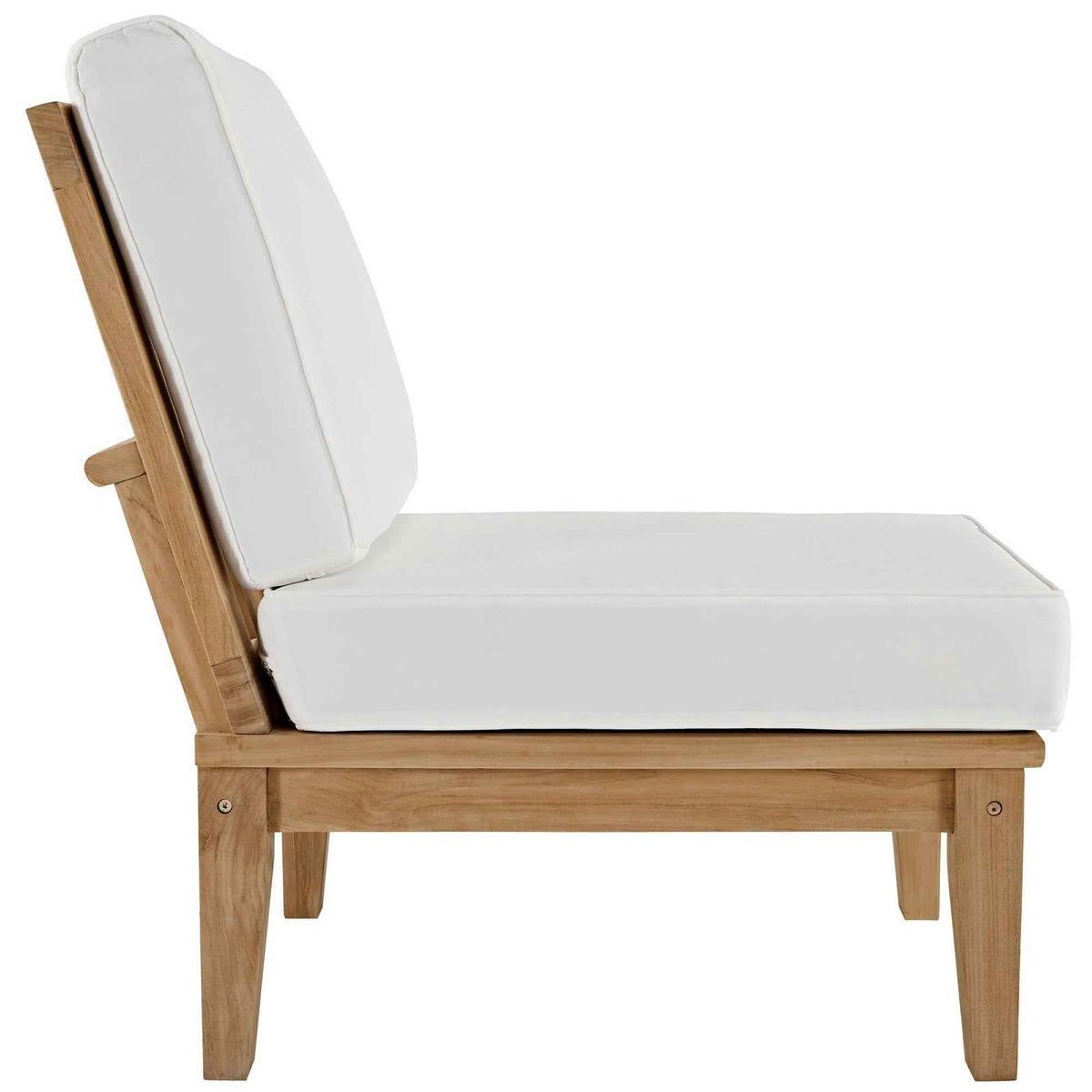 Modway Marina 9-Piece Outdoor Teak Lounge Set | Natural Teak, 3 Cushion Colors, 257 lbs | Free Shipping