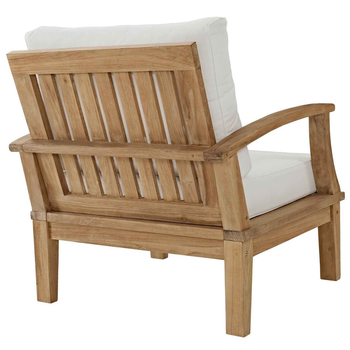 Modway Marina 9-Piece Outdoor Teak Lounge Set | Natural Teak, 3 Cushion Colors, 257 lbs | Free Shipping