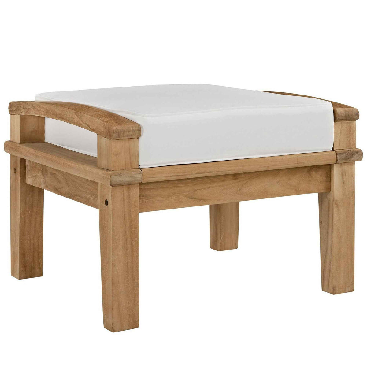 Modway Marina 9-Piece Outdoor Teak Lounge Set | Natural Teak, 3 Cushion Colors, 257 lbs | Free Shipping