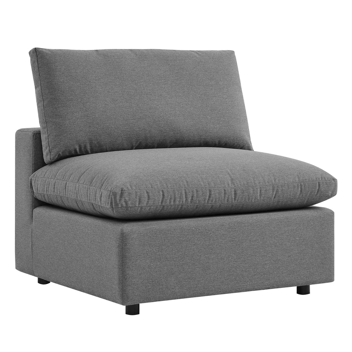 Modway 5-Piece Outdoor Sectional Sofa Set | Modular, Foam Cushions, Charcoal or White, 384 lbs | Free Shipping