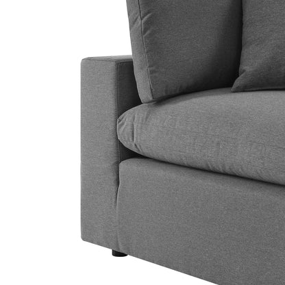 Modway 5-Piece Outdoor Sectional Sofa Set | Modular, Foam Cushions, Charcoal or White, 384 lbs | Free Shipping