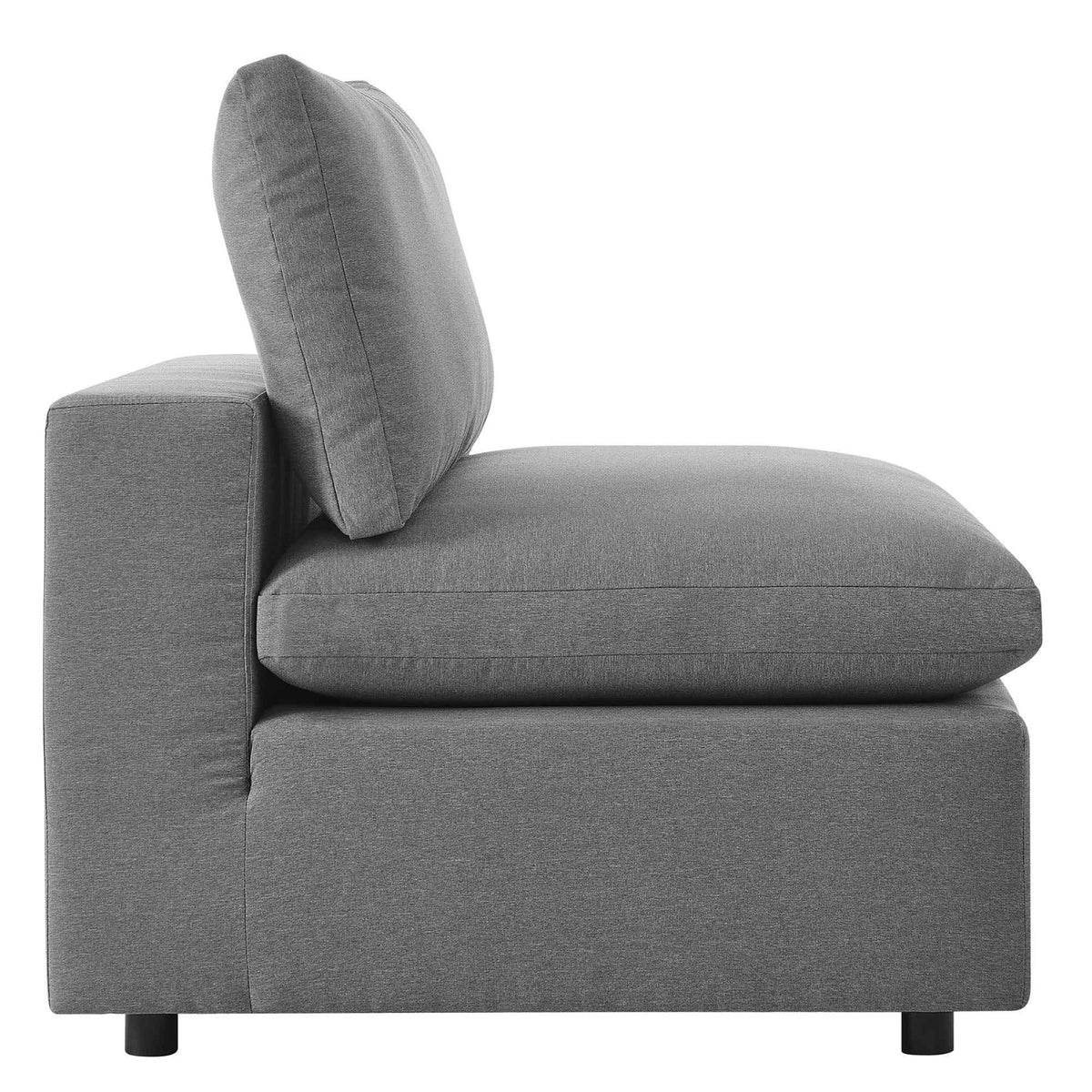 Modway 5-Piece Outdoor Sectional Sofa Set | Modular, Foam Cushions, Charcoal or White, 384 lbs | Free Shipping