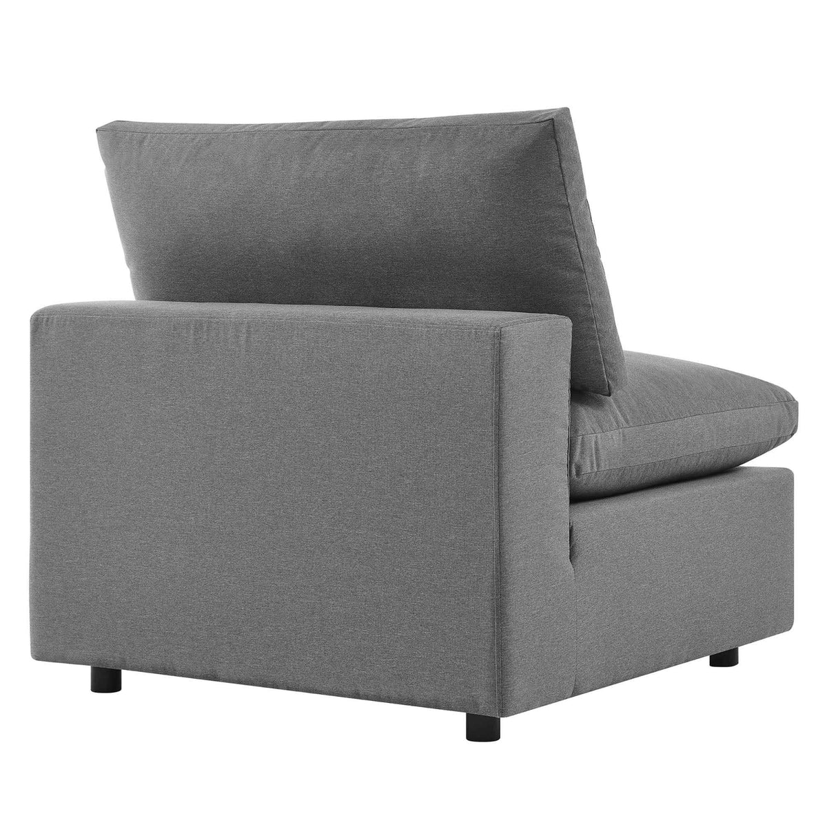 Modway 5-Piece Outdoor Sectional Sofa Set | Modular, Foam Cushions, Charcoal or White, 384 lbs | Free Shipping