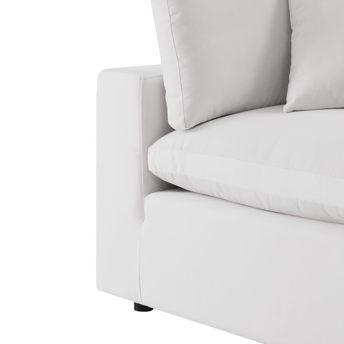 Modway 5-Piece Outdoor Sectional Sofa Set | Modular, Foam Cushions, Charcoal or White, 384 lbs | Free Shipping
