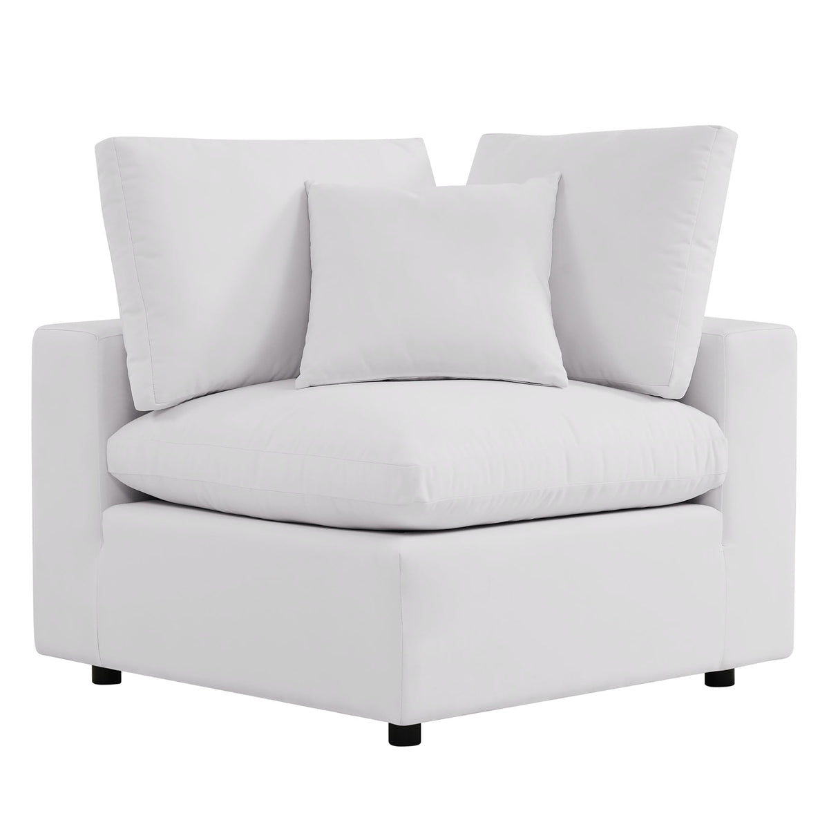 Modway 5-Piece Outdoor Sectional Sofa Set | Modular, Foam Cushions, Charcoal or White, 384 lbs | Free Shipping