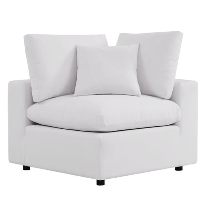 Modway 5-Piece Outdoor Sectional Sofa Set | Modular, Foam Cushions, Charcoal or White, 384 lbs | Free Shipping