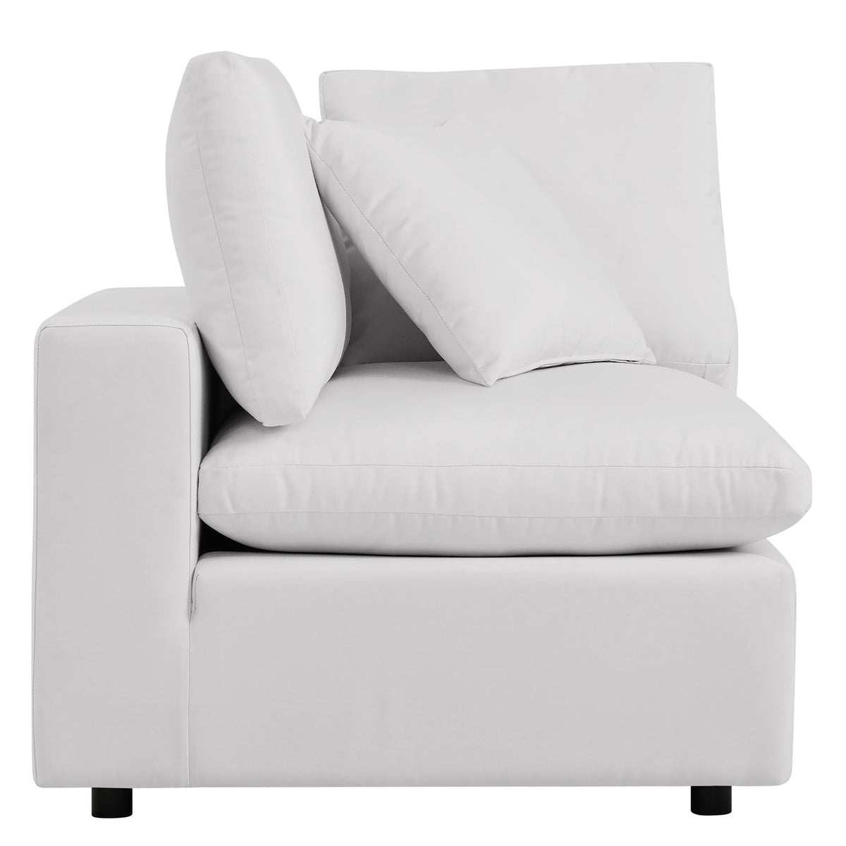 Modway 5-Piece Outdoor Sectional Sofa Set | Modular, Foam Cushions, Charcoal or White, 384 lbs | Free Shipping