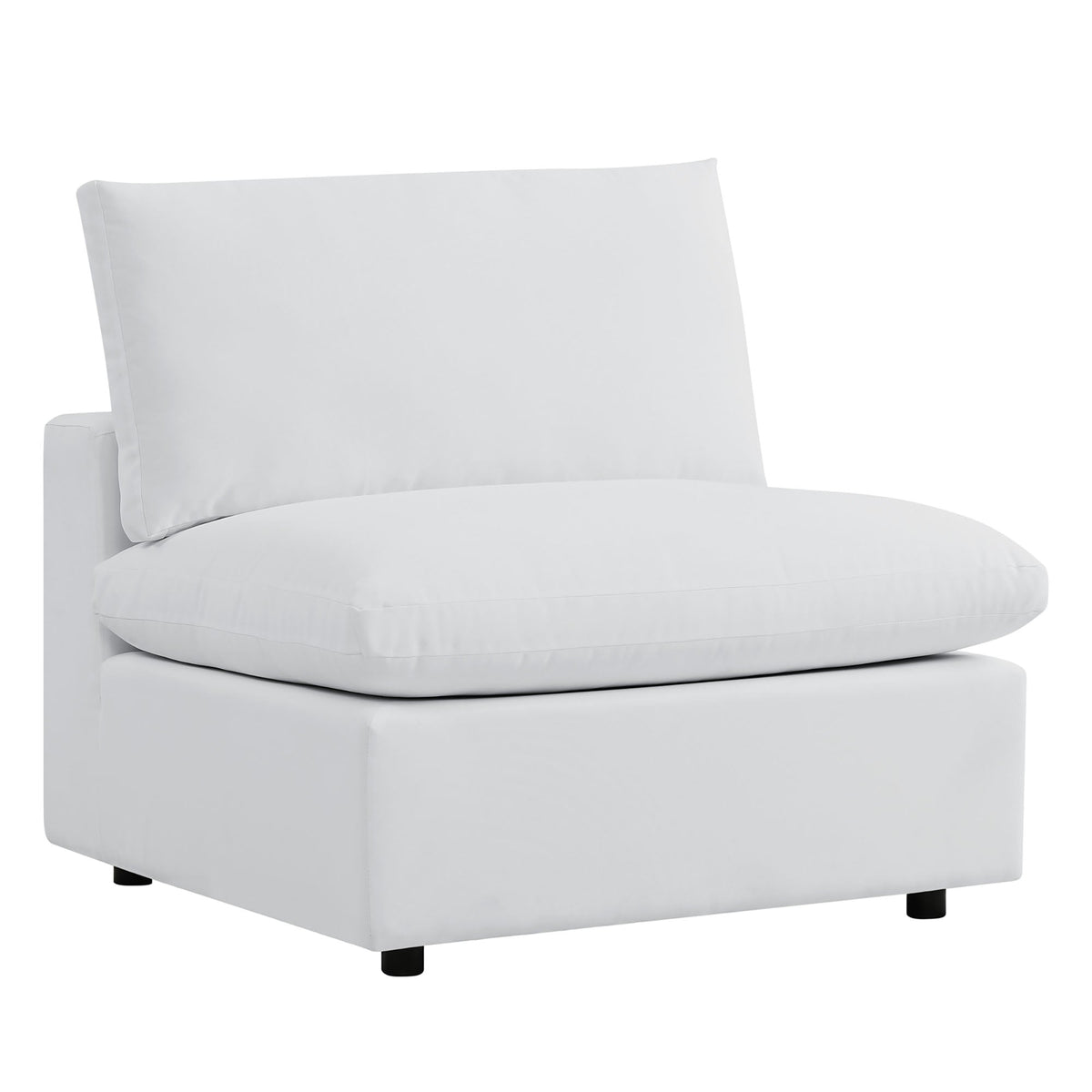 Modway Saybrook 8-Piece Outdoor Sectional Sofa | UV-Resistant Upholstery | White, Gray or Natural Navy | Patio Elegance