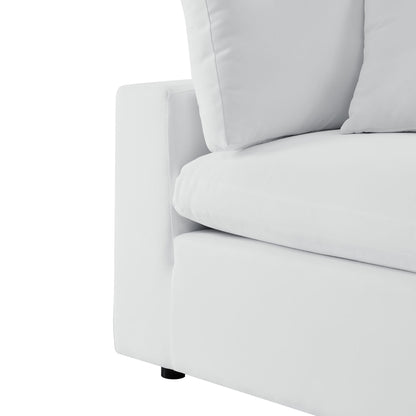 Commix 5-Piece Outdoor Sectional Sofa | Sunbrella® White, Modular, Removable Covers | Free Shipping