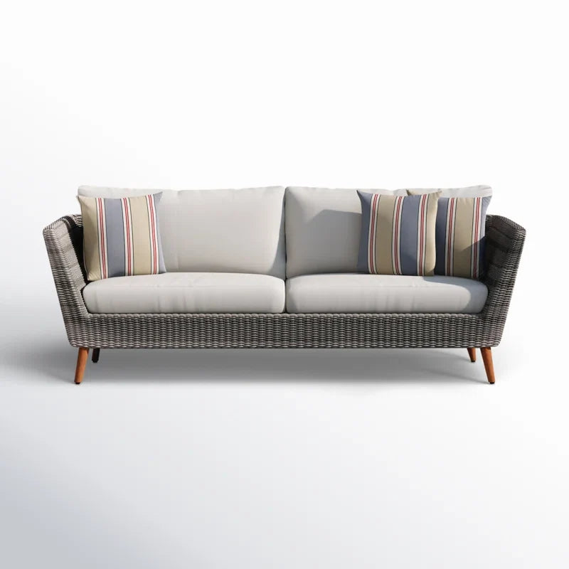 Panther Outdoor Wicker & FSC Eucalyptus Seating Set | Waterproof Cushions | 3 or 4-Piece | LifestyleGarden