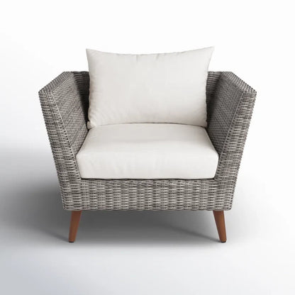 Panther Outdoor Wicker & FSC Eucalyptus Seating Set | Waterproof Cushions | 3 or 4-Piece | LifestyleGarden