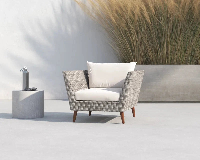 Panther Outdoor Wicker & FSC Eucalyptus Seating Set | Waterproof Cushions | 3 or 4-Piece | LifestyleGarden