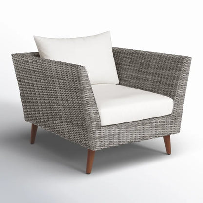 Panther Outdoor Wicker & FSC Eucalyptus Seating Set | Waterproof Cushions | 3 or 4-Piece | LifestyleGarden