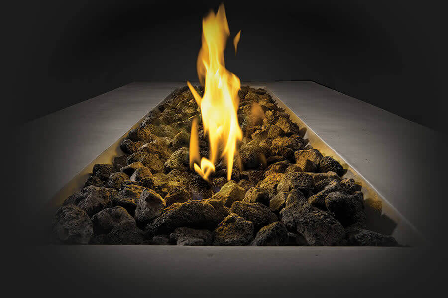 Patio Elegance Nexus 72-Inch Fire Table | Gas Fire Table with Adjustable Flame | Propane Tank Storage Base