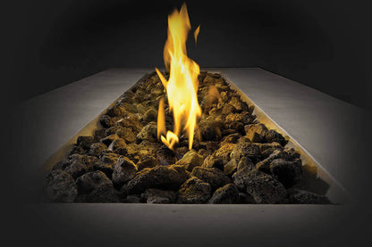 Patio Elegance Nexus 72-Inch Fire Table | Gas Fire Table with Adjustable Flame | Propane Tank Storage Base