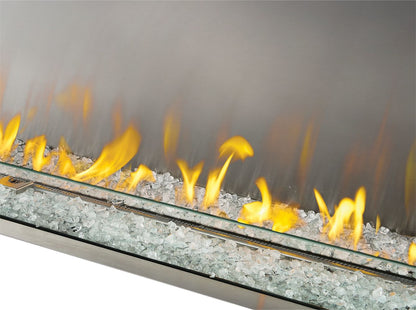 Galaxy GSS62 Outdoor Gas Fireplace | 62", Stainless Steel, Dual Fuel NG/LP, 376 lbs | Free Shipping