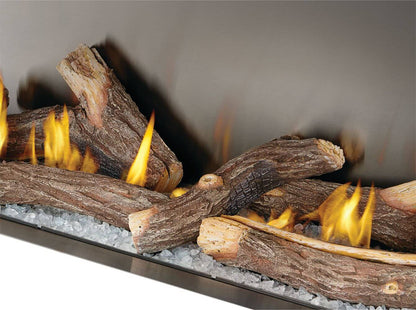 Galaxy GSS62 Outdoor Gas Fireplace | 62", Stainless Steel, Dual Fuel NG/LP, 376 lbs | Free Shipping