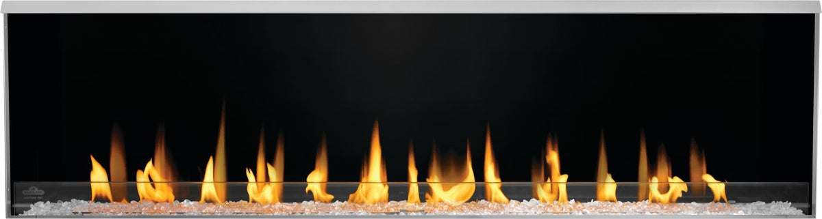 Galaxy GSS74 Outdoor Gas Fireplace | 74", 376 lbs, Electronic Ignition, Natural Gas | Free Shipping