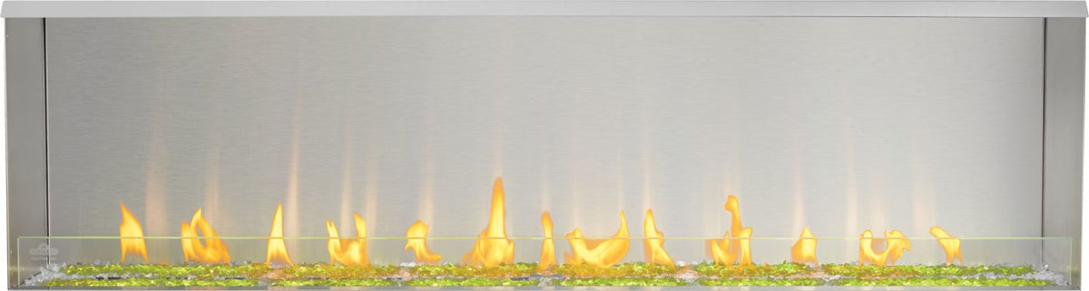 Galaxy GSS74 Outdoor Gas Fireplace | 74", 376 lbs, Electronic Ignition, Natural Gas | Free Shipping