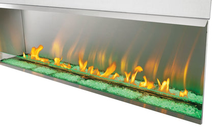 Galaxy GSS74 Outdoor Gas Fireplace | 74", 376 lbs, Electronic Ignition, Natural Gas | Free Shipping