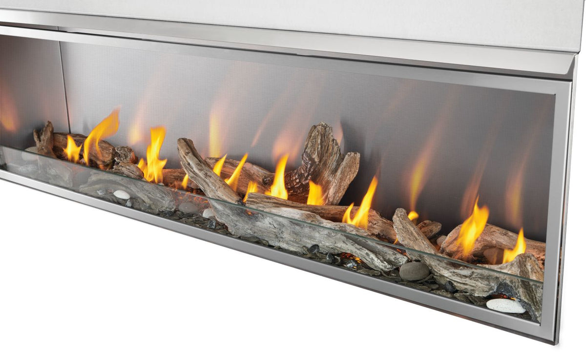 Galaxy GSS74 Outdoor Gas Fireplace | 74", 376 lbs, Electronic Ignition, Natural Gas | Free Shipping