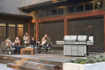 Napoleon Prestige PRO 825 RSBI Gas Grill | Dual Hood, 1,260 sq in, Infrared Sear Station, Power Side Burner & Rotisserie | Patio Elegance