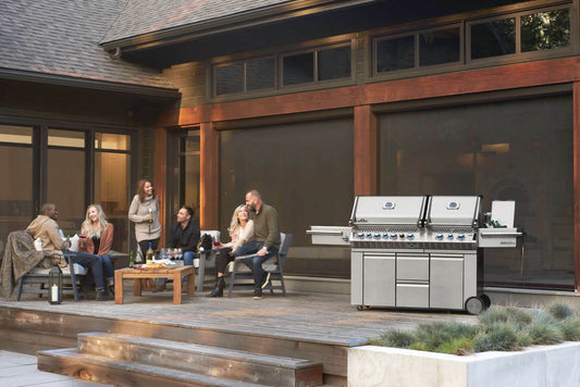 Napoleon Prestige PRO 825 RSBI Gas Grill | Dual Hood, 1,260 sq in, Infrared Sear Station, Power Side Burner & Rotisserie | Patio Elegance