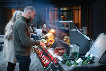 Napoleon Prestige PRO 825 RSBI Gas Grill | Dual Hood, 1,260 sq in, Infrared Sear Station, Power Side Burner & Rotisserie | Patio Elegance