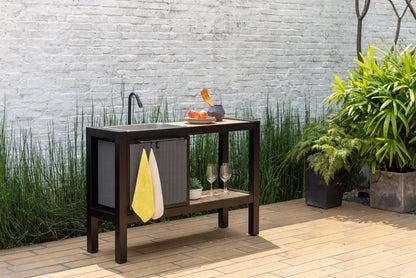Panama Dark Modular Outdoor Kitchen Unit | 100% Aluminum | Rust-Free | LifestyleGarden