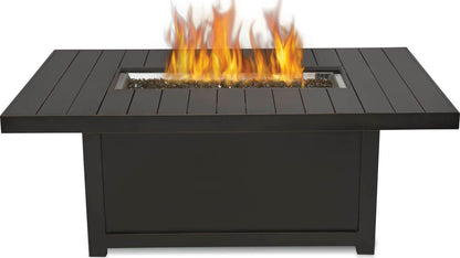 Patio Elegance St. Tropez Rectangle Fire Table | Patioflame | Bronze Finish | 376 lbs | Patio Elegance