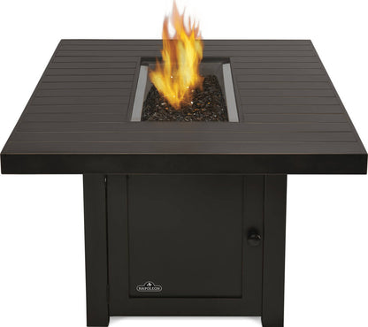 Patio Elegance St. Tropez Rectangle Fire Table | Patioflame | Bronze Finish | 376 lbs | Patio Elegance
