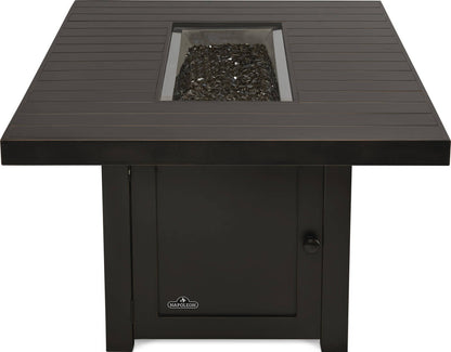 Patio Elegance St. Tropez Rectangle Fire Table | Patioflame | Bronze Finish | 376 lbs | Patio Elegance