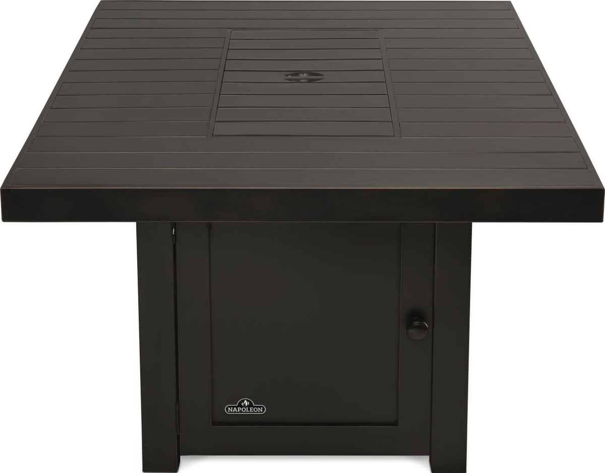Patio Elegance St. Tropez Rectangle Fire Table | Patioflame | Bronze Finish | 376 lbs | Patio Elegance
