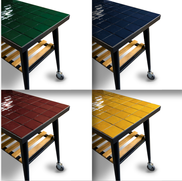 WPPO Infinity Side Table, Long Side 103cm | Fits Infinity 50 and 66 | 4 Colors